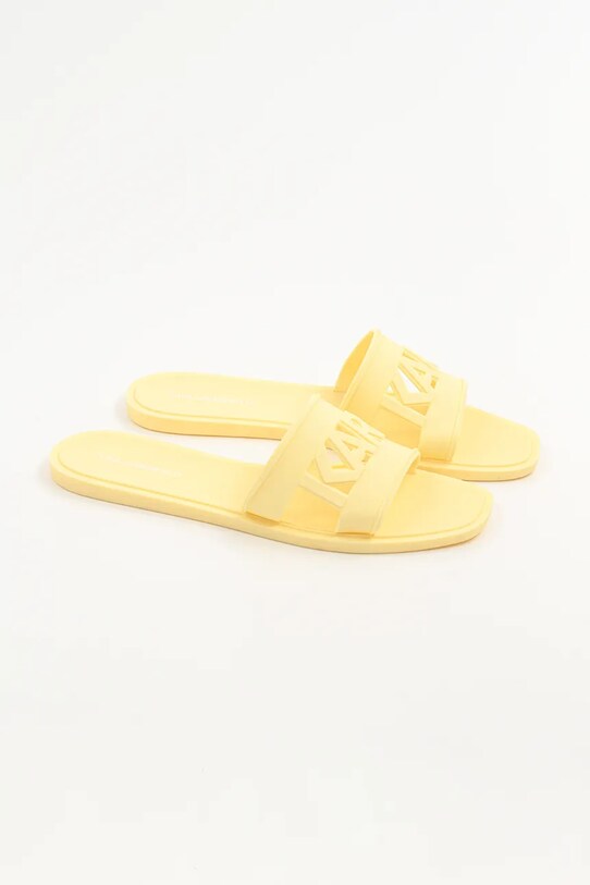 Παντόφλες Karl Lagerfeld JELLY KL80005T.VEE κίτρινο SS25
