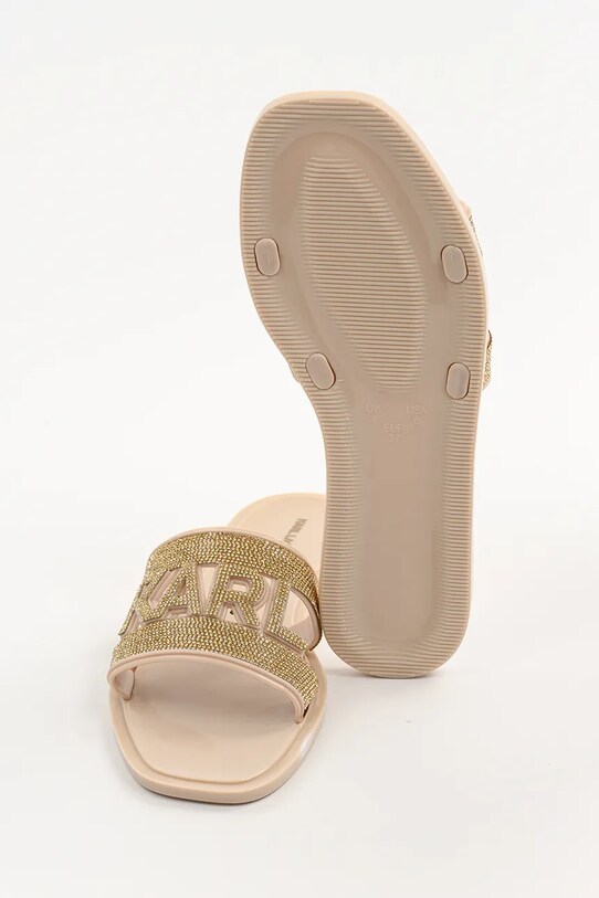 Παντόφλες Karl Lagerfeld JELLY III KL80005S.VGD χρυσαφί