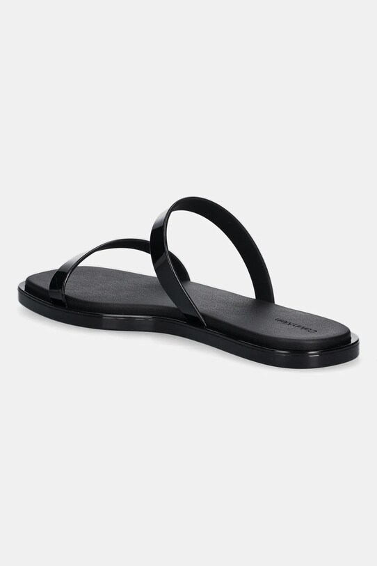 Παπούτσια Παντόφλες Calvin Klein DOUBLE BAR SLIDE - JELLY HW0HW02417 μαύρο