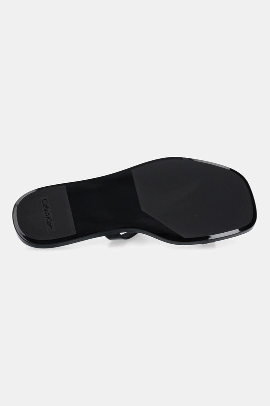 Παντόφλες Calvin Klein DOUBLE BAR SLIDE - JELLY HW0HW02417 μαύρο