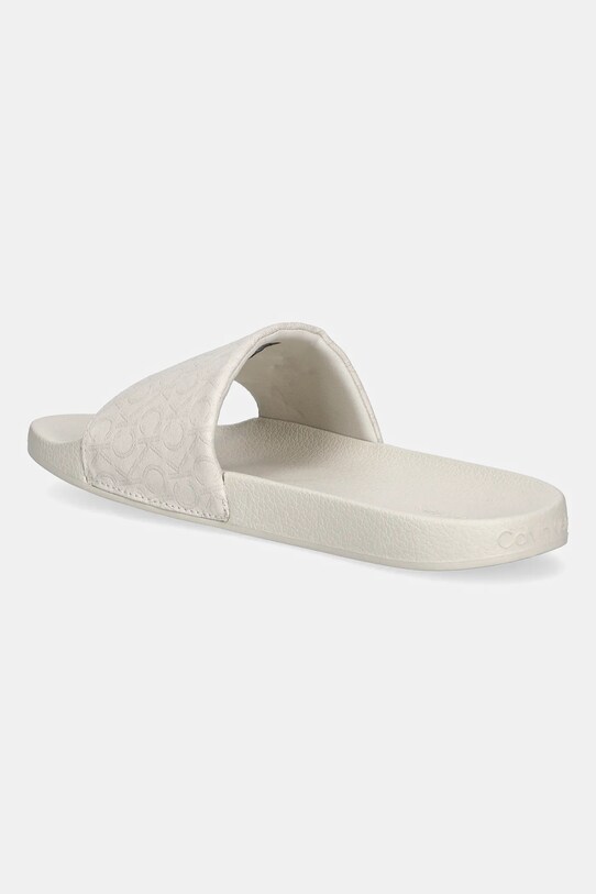 Παπούτσια Παντόφλες Calvin Klein POOL SLIDE - JACQ HW0HW02420 μπεζ