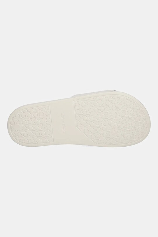Παντόφλες Calvin Klein POOL SLIDE - JACQ HW0HW02420 μπεζ