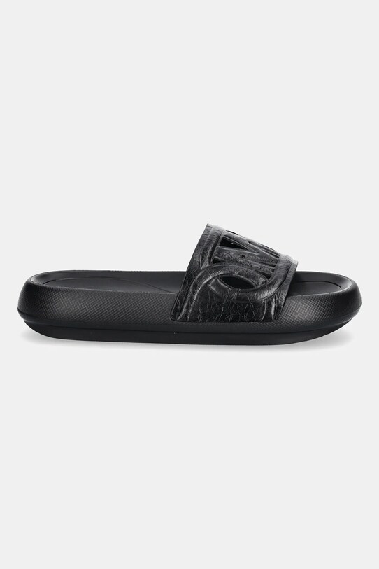 Δερμάτινες παντόφλες MICHAEL Michael Kors Splash 40R5SPFA1L.001 μαύρο SS25