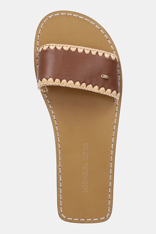 Παντόφλες MICHAEL Michael Kors Drea καφέ 40S5DRFS3L.230