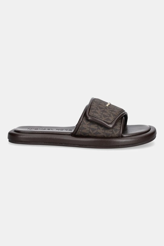 Παντόφλες MICHAEL Michael Kors Suki 40S5SKFA1B.200 καφέ SS25