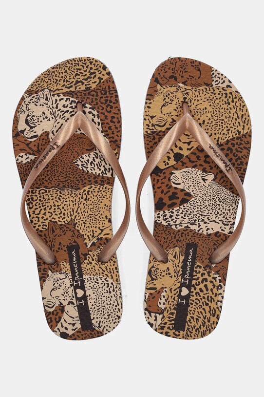 Παπούτσια Σαγιονάρες Ipanema ANIMAL PRINT 83617.AY384 καφέ
