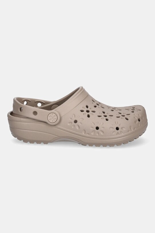 Παντόφλες Crocs Classic Floral Cut Out Clog 210927.214 καφέ SS25