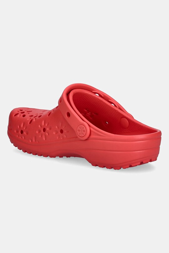 Παπούτσια Παντόφλες Crocs Classic Floral Cut Out Clog 210927.6ZR κόκκινο