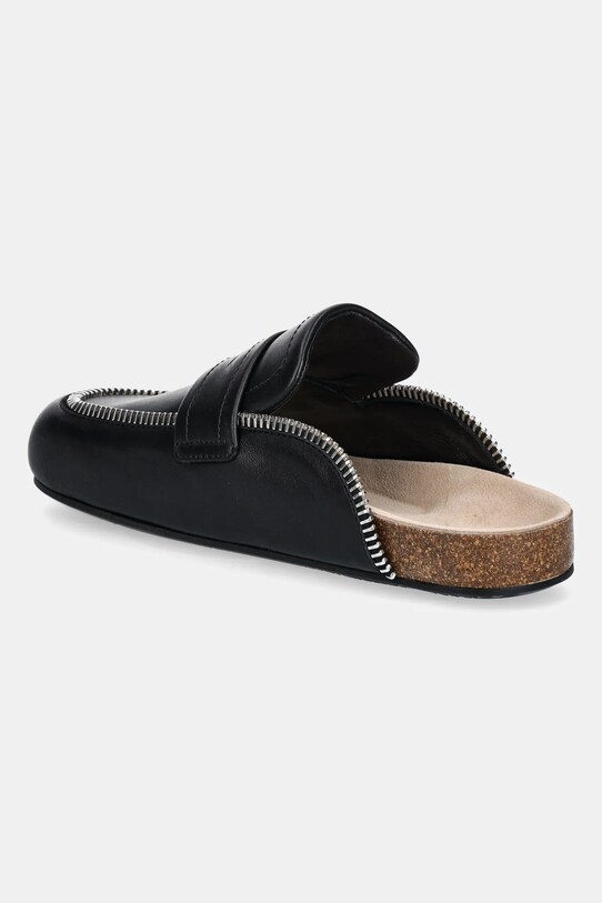 Παπούτσια Δερμάτινες παντόφλες JW Anderson Biker Loafer LF0071.LA0268.999 μαύρο