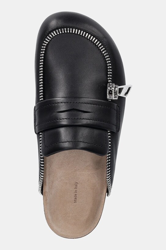 Δερμάτινες παντόφλες JW Anderson Biker Loafer μαύρο LF0071.LA0268.999