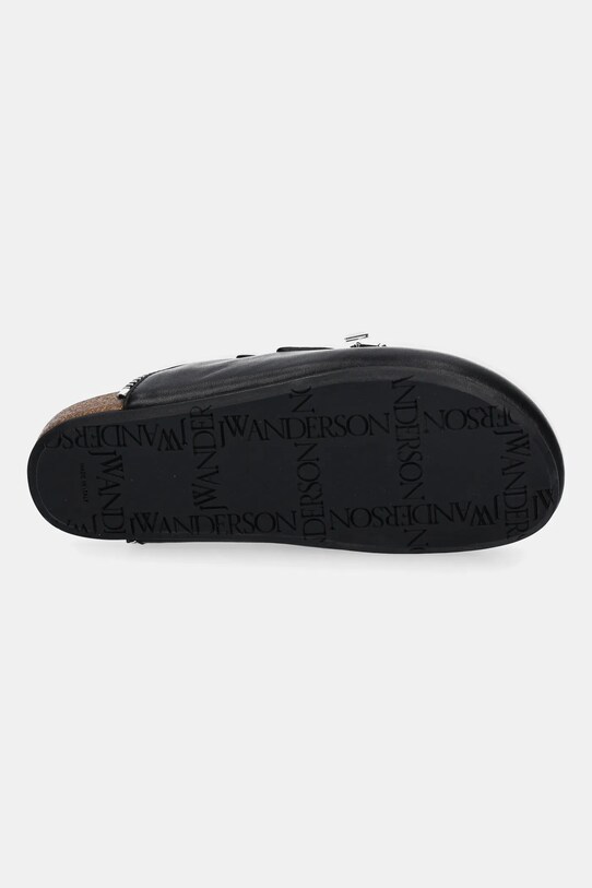 Δερμάτινες παντόφλες JW Anderson Biker Loafer LF0071.LA0268.999 μαύρο