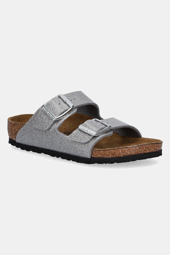 Παιδικές παντόφλες Birkenstock Arizona Planet friendly ασημί 1029468.26.35