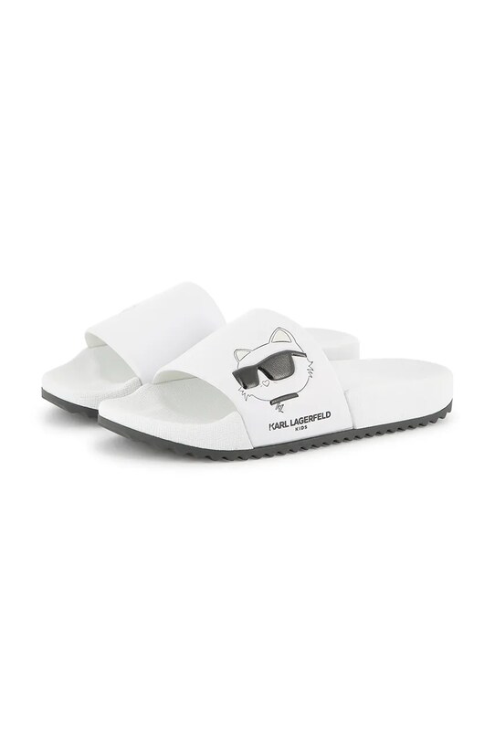 Παιδικές παντόφλες Karl Lagerfeld λευκό Z30544.36.39