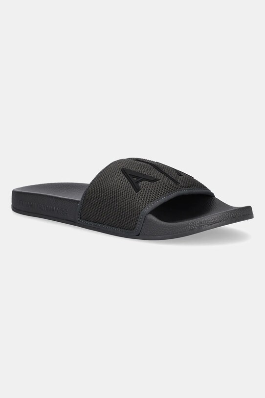 Παντόφλες Armani Exchange μαύρο XUP001.XV820.R401
