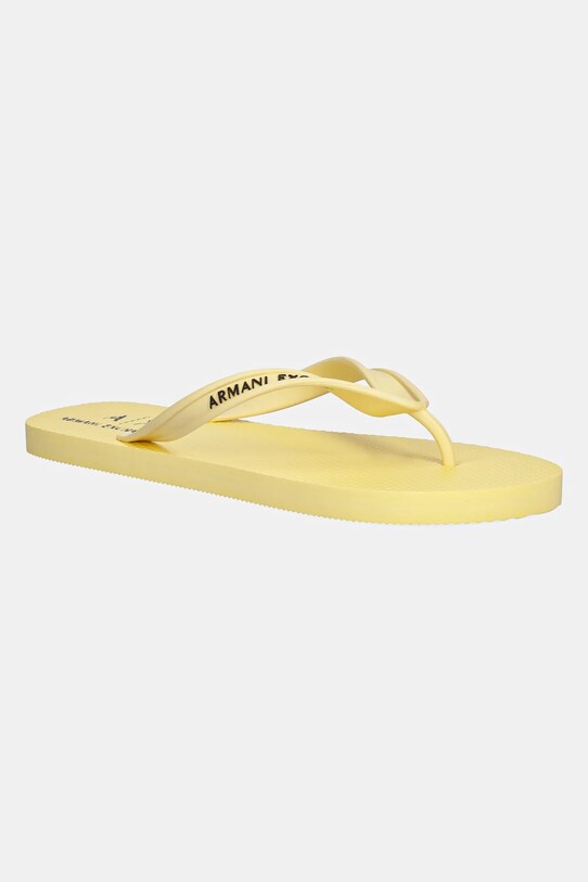 Σαγιονάρες Armani Exchange XUQ002.XV676.U669 κίτρινο SS25