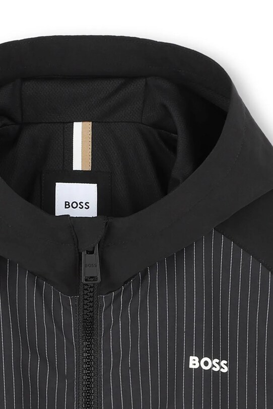 Παιδικό μπουφάν BOSS μαύρο J52052.126.150