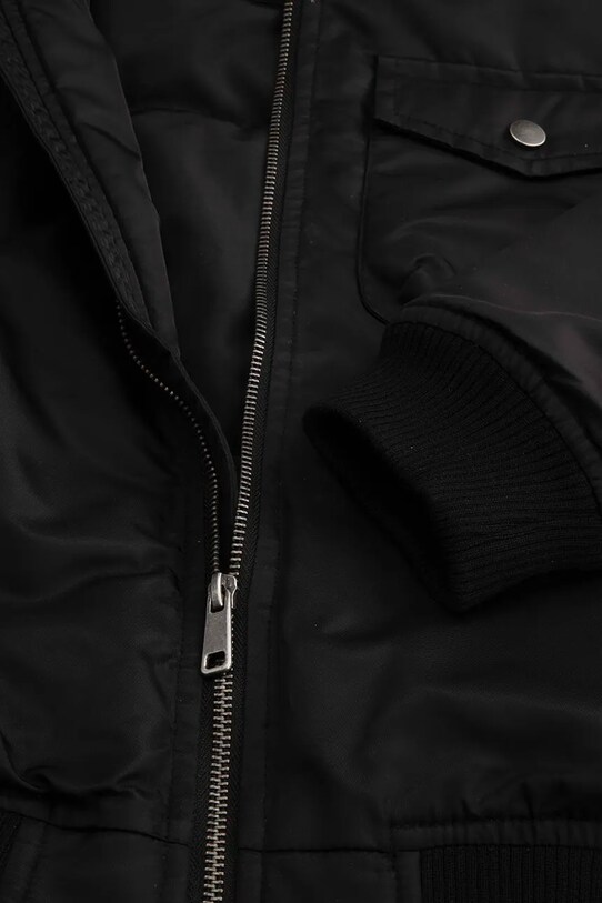 Παιδικό μπουφάν bomber Coccodrillo WC5152701OBJ μαύρο