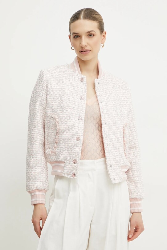 Μπουφάν bomber Guess NEW GLORIA άλλο ροζ W5RL10.WGVH2