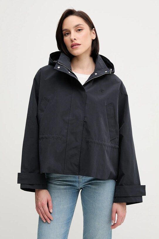 Μπουφάν Calvin Klein Jeans άλλο σκούρο μπλε LV047AB502