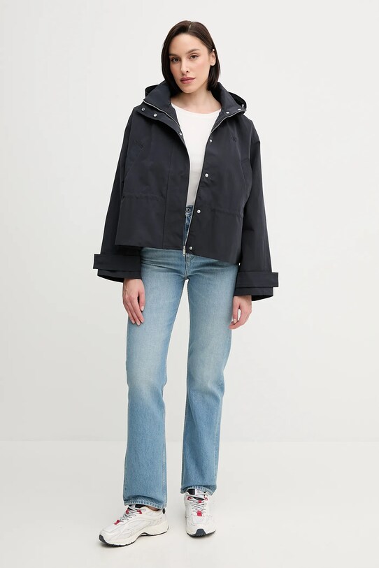 Μπουφάν Calvin Klein Jeans LV047AB502 σκούρο μπλε SS25