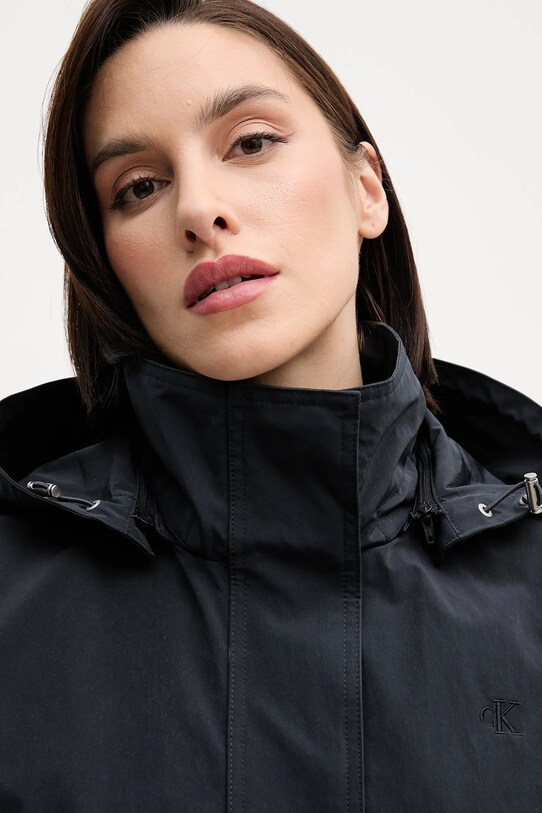 Μπουφάν Calvin Klein Jeans σκούρο μπλε LV047AB502