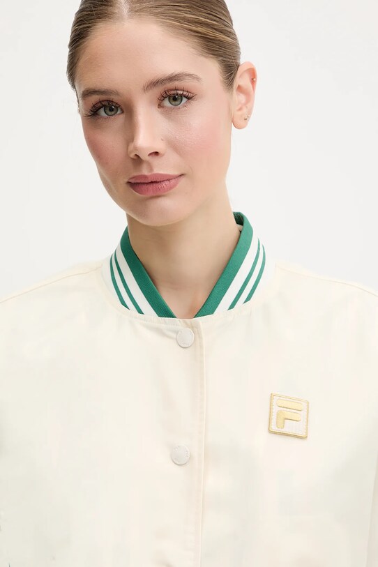 Μπουφάν bomber Fila Leme μπεζ FAW0999