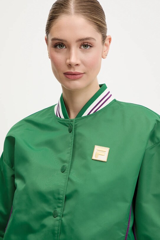 Μπουφάν bomber Fila Leme πράσινο FAW0999