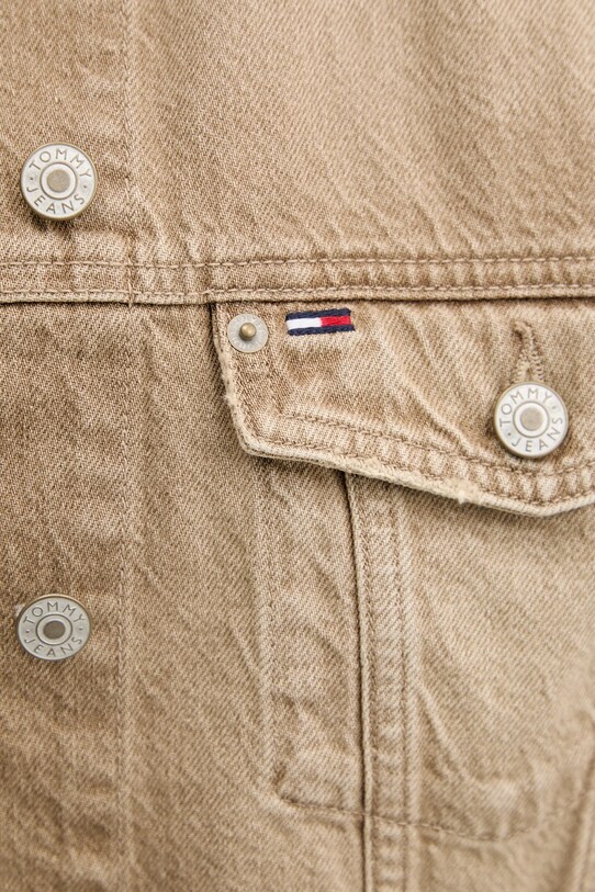 Τζιν μπουφάν Tommy Jeans DW0DW20118 μπεζ