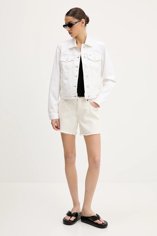 Τζιν μπουφάν Tommy Jeans DW0DW20121 μπεζ SS25