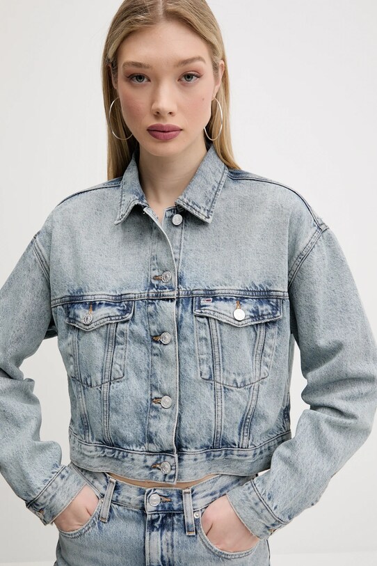 Τζιν μπουφάν Tommy Jeans μπλε DW0DW21289