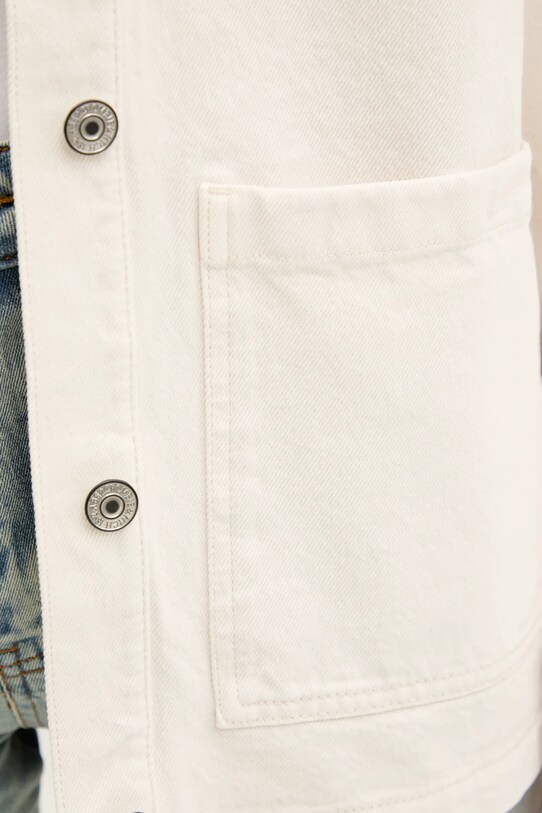 Βαμβακερό μπουφάν Abercrombie & Fitch KI144.5062.178 μπεζ