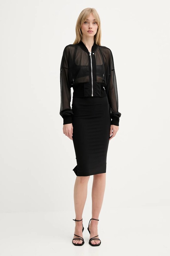 Μπουφάν Rick Owens Lilies LI01E4708OT μαύρο SS25