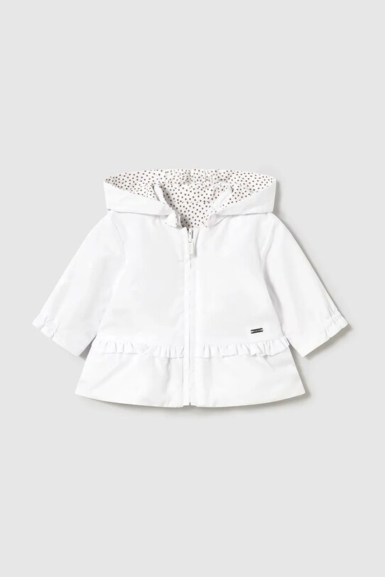 Βρεφικό μπουφάν διπλής όψης Mayoral Newborn 1479.2P.Newborn.PPYH λευκό SS25