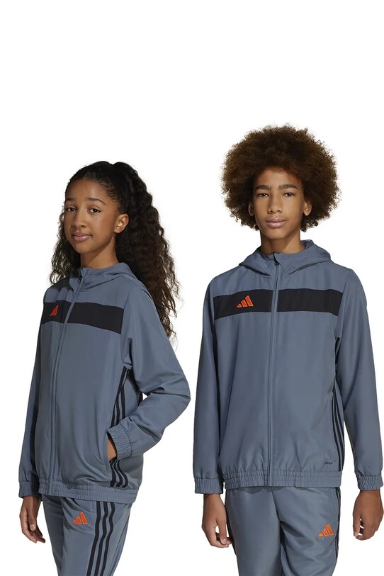 Παιδικό μπουφάν adidas Performance άλλο γκρί JD0631
