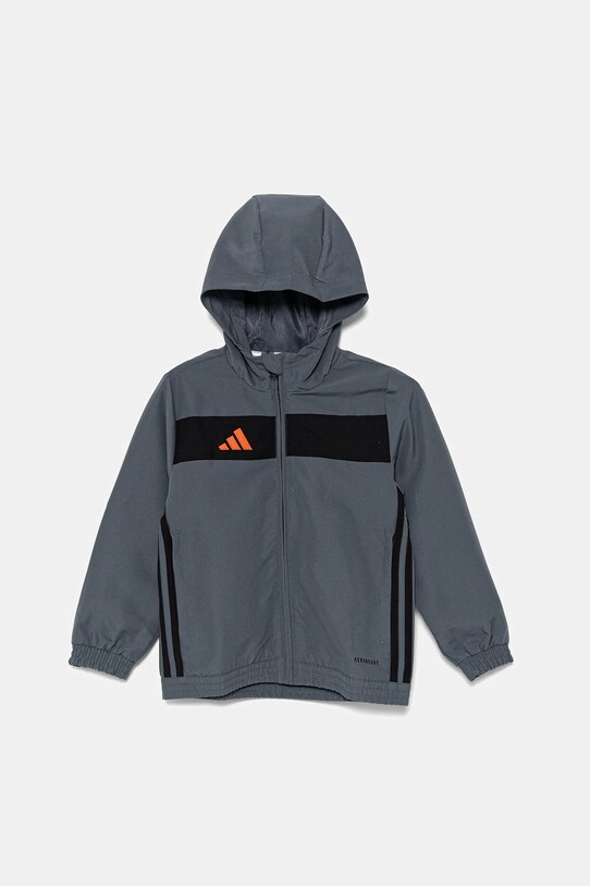 Παιδικό μπουφάν adidas Performance JD0631 γκρί SS25
