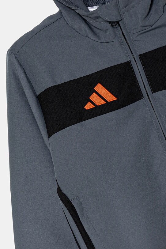 Παιδικό μπουφάν adidas Performance γκρί JD0631
