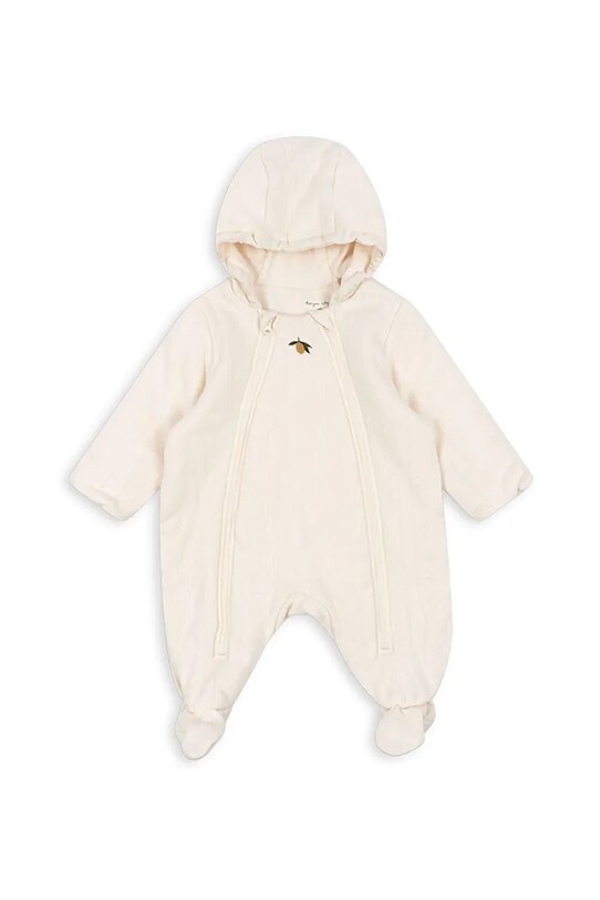 Ολόσωμη φόρμα μωρού Konges Sløjd MINNA PADDED ONESIE άλλο μπεζ KS102753