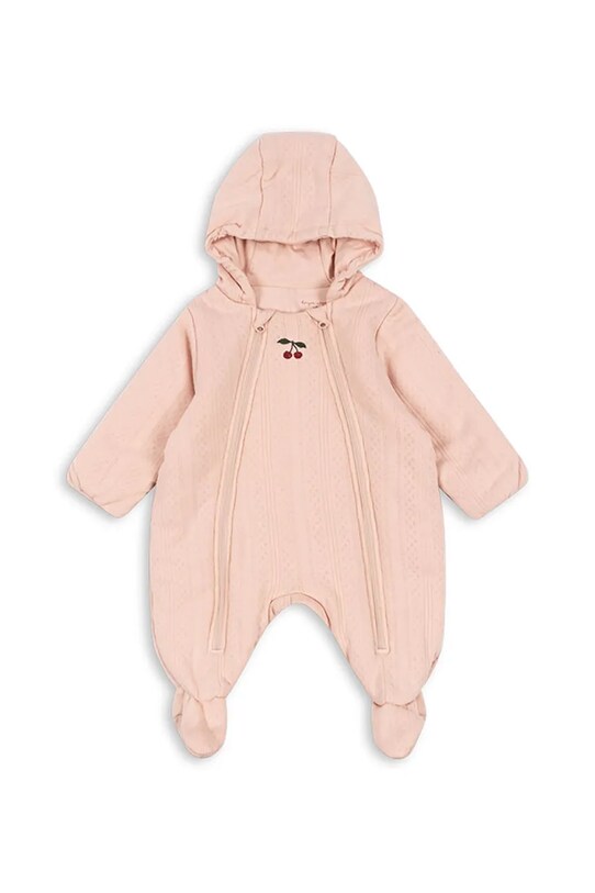 Ολόσωμη φόρμα μωρού Konges Sløjd MINNA PADDED ONESIE άλλο ροζ KS102753