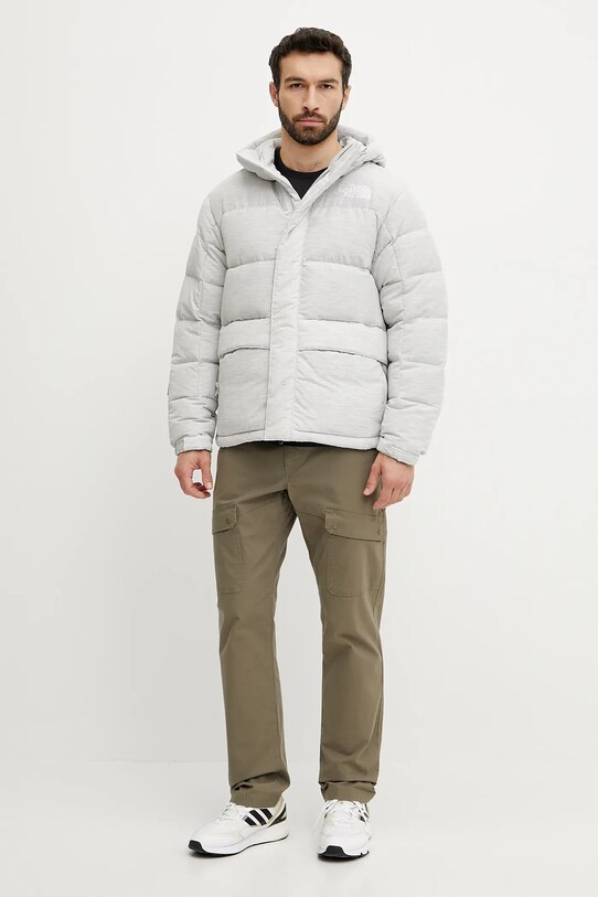 Μπουφάν με επένδυση από πούπουλα The North Face Regrind HMLYN NF0A8BNKLE71 γκρί SS25
