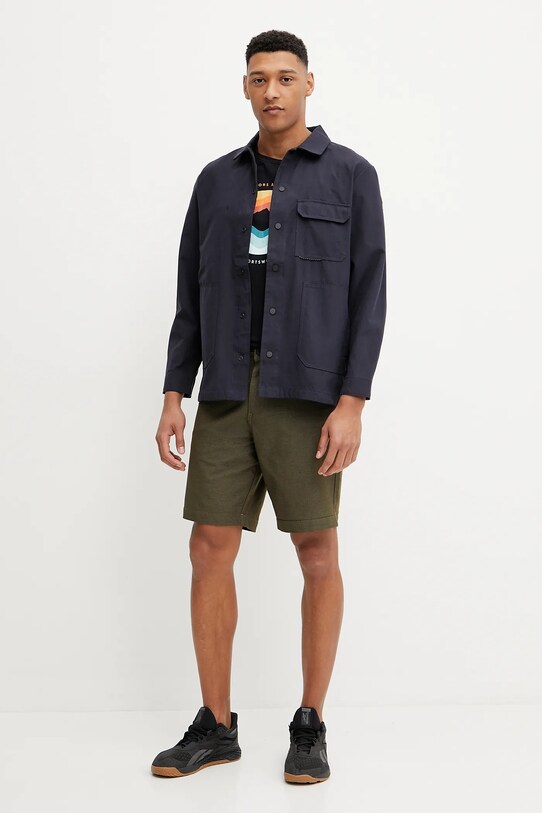 Πουκάμισο μπουφάν Jack Wolfskin Terracade Overshirt A63865 σκούρο μπλε SS25