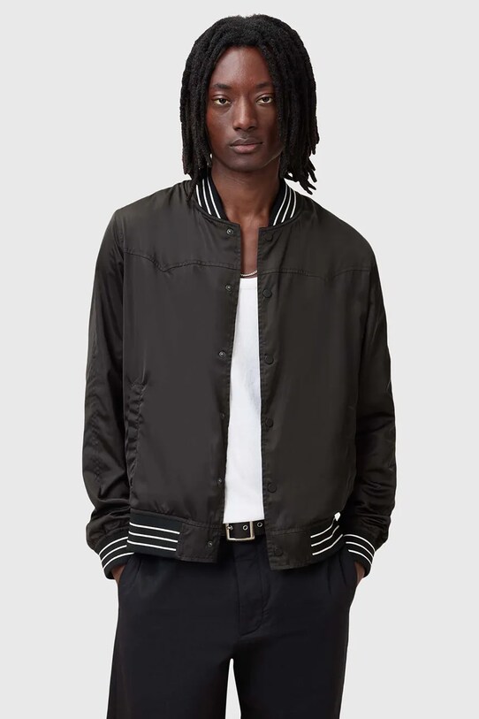 Αναστρέψιμο μπουφάν bomber AllSaints SOUNDVIEW M006OC μαύρο SS25