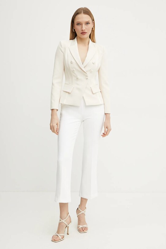 Σακάκι Elisabetta Franchi GI14251E2 μπεζ SS25