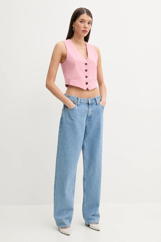 Γιλέκο MSGM 3841MDW01.257106 ροζ SS25