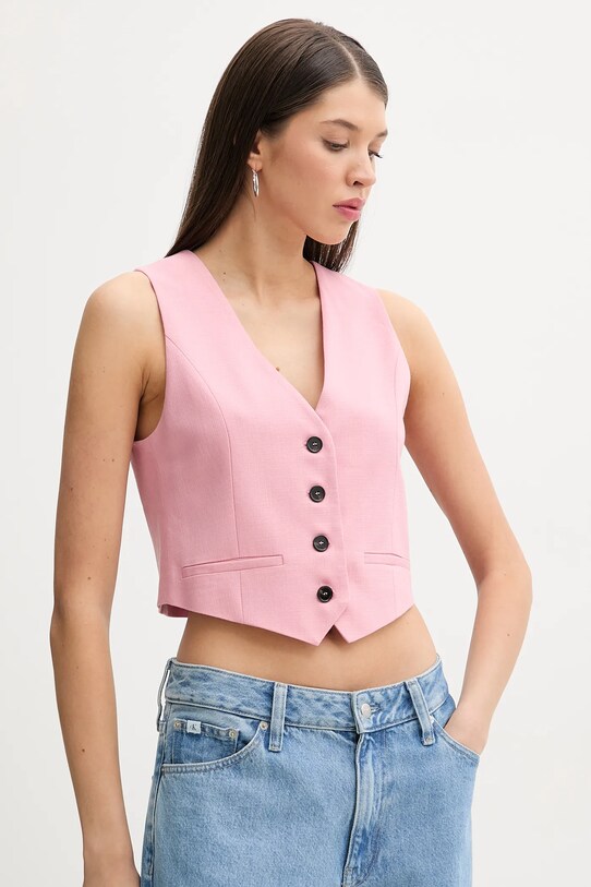 Γιλέκο MSGM ροζ 3841MDW01.257106