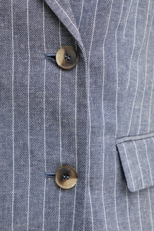 Blazer με μείγμα λινών United Colors of Benetton 29KBDW033