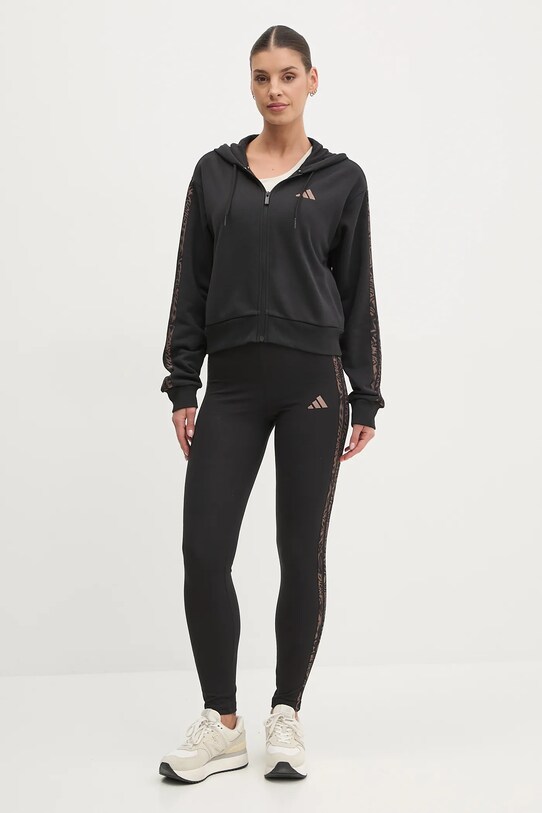 Κολάν adidas Essentials Animal JM5891 μαύρο SS25