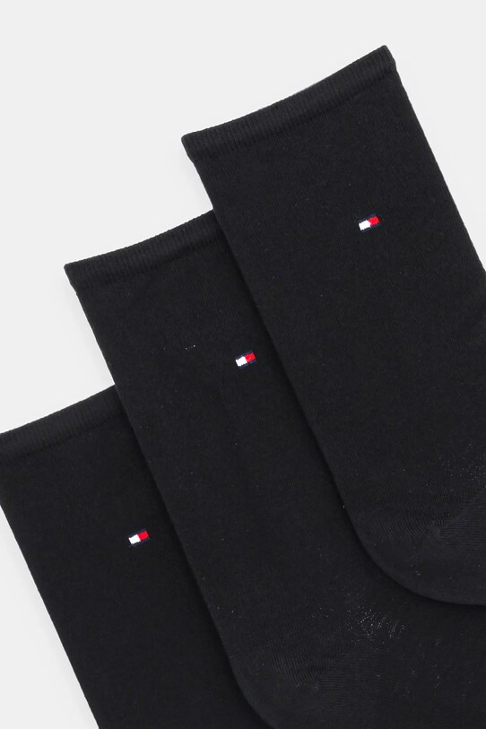 Κάλτσες Tommy Hilfiger 3-pack 701233828 μαύρο SS25