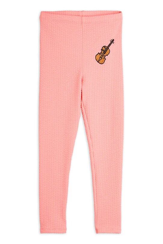 Παιδικά κολάν Mini Rodini Violin πλεκτό ύφασμα ροζ 2523011328