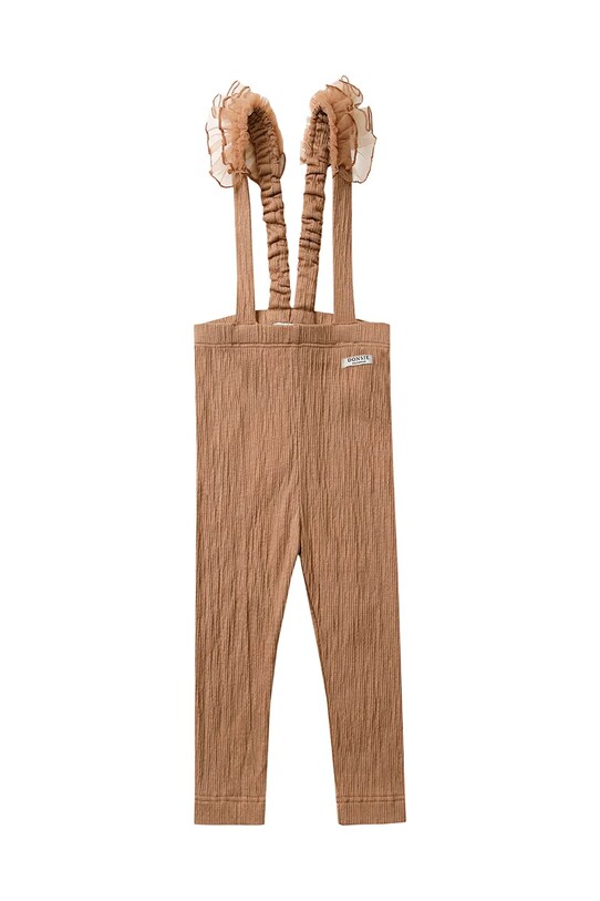 Κολάν μωρών Donsje Nanise Leggings με ελαστάν καφέ 3037400