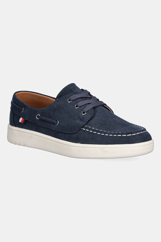 Μοκασίνια Tommy Hilfiger συνθετικό μπλε T3B4.33853.35.39